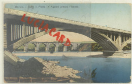 GORIZIA -SOTTO IL PONTE IX AGOSTO PRESSO L'ISONZO 1925 - Gorizia