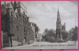 Angleterre - Oxford - Balliol College And Martyr's Memorial - Oxford