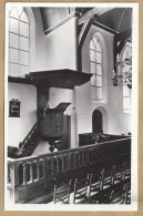 NL.- ZWAMMERDAM. NED. HERV. KERK. KANSEL. PREEKSTOEL. GERESTAUREERD IN 1956. ONGELOPEN. - Churches & Cathedrals