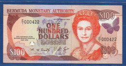 BERMUDA - P.46 – 100 Dollars 1994 UNC, S/n C/1 000422 Commemorative Issues - Bermudes