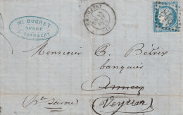Lettre De Chambéry à Veyrier LAC - 1849-1876: Classic Period