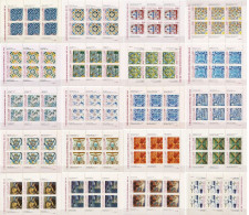 Portugal 20 MNH SSs - Porselein