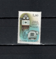 Finland 1977 Space, Telephone Centenary Stamp MNH - Europa
