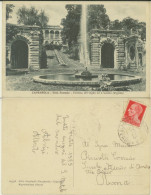 CAPRAROLA -VITERBO -VILLA FARNESE -FONTANA DEL GIGLIO E IL CASINO 1935 - FORMATO PICCOLO - Viterbo