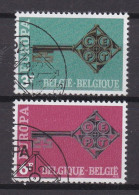 BELGIUM, 1968, Cancelled Stamp(s) , Europe CEPT, Michel Nr(s). 1511-1512, Scannr. 22344 - Gebraucht