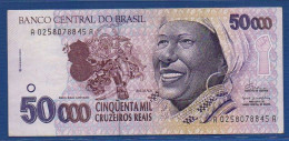 BRAZIL - P.242 – 50000 Cruzeiros Reais ND (1993-1994) XF+, Serie A0258078846A - Brazil