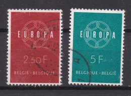 EUROPE-CEPT, 1959, BELGIUM, Used Stamps, Michel Nr(s) 1164-1165, Scannr. 22276 - Instituciones Europeas