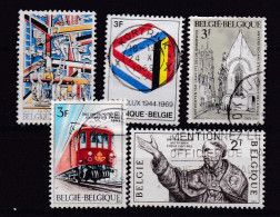 BELGIUM,1969, Used Stamp(s), Various Motives , M1550=1563 , Scan 10460,    5 Values Only - Gebruikt