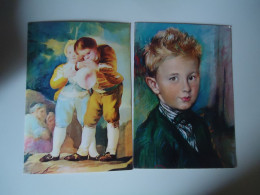 GOYA  CALLICO POSTCARDS  PAINTINGS CHILDREN - Peintures & Tableaux