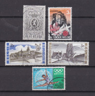 BELGIUM,1969, Used Stamp(s), Various Motives , M1550=1570 , Scan 10462, 5 Values Only - Usati