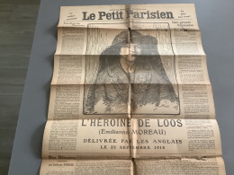 LE PETIT PARISIEN.         EMILIENNE MOREAU.          LOOS.      MILITARIA  WW1 - Andere & Zonder Classificatie