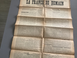 LA FRANCE DE DEMAIN.       MILITARIA  WW1 - Altri & Non Classificati