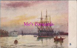 Royal Navy Postcard - H.M.S St Vincent, Portsmouth  DZ158 - Guerre