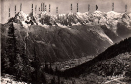 Chamonix Mont Blanc - Panorama De La Chaîne Des Aiguilles Et Du Mont Blanc Vu Depuis Le Chemin De La Flégère - Chamonix-Mont-Blanc