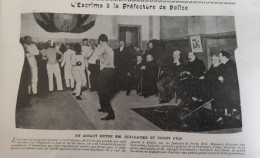 1904 PRÉFECTURE DE POLICE DE PARIS - L'ESCRIME - Mr GUILLAUME ET Mr TOUNY FILS - LA VIE AU GRAND AIR - 1900 - 1949