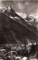 Chamonix Mont Blanc - Vue Générale Et L'Aiguille Du Midi (le Plus Haut Téléphérique Du Monde) - Chamonix-Mont-Blanc