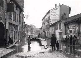 Photo   Combier Glacée -- Macon Inondation 1955 - Lalive Tout Pour Le Pesage - Europe