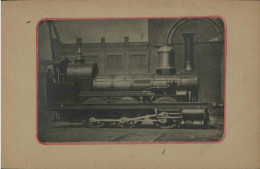 Chemin De Fer De Westphalie 030 Simplon - Borsig 1865 - Photo Contrecollée - Trains