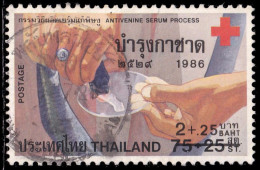 Thailand Stamp 1986 Red Cross Provisional - Used - Thailand