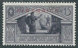 1930 CIRENAICA VIRGILIO 15 CENT MH * - P41-9 - Cirenaica