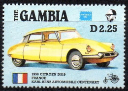 GAMBIA 1986 - 1v - MNH - France - Citroën Automobiles - Cars - Autos - Voitures - Auto - Coches автомобилей - 汽车 - Flag - Cars