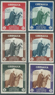 1934 CIRENAICA MOSTRA ARTE COLONIALE 6 VALORI MH * - P38-10 - Cirenaica