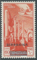 1943 CIRENAICA POSTA AEREA SOPRASTAMPATO 60 CENT MH * - P41-3 - Cirenaica