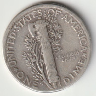 U.S.A. 1945: Dime, Silver, KM 140 - 1916-1945: Mercury