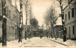 SAINT PIERRE LE MOUTIER LA POSTE SOUS LA NEIGE - Saint Pierre Le Moutier