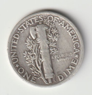 U.S.A. 1943: Dime, Silver, KM 140 - 1916-1945: Mercury