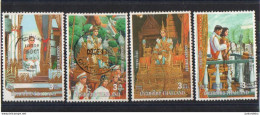 Thailand - 1996 - The 50th Anniversary Of King Bhumibol's Accession To Throne As Rama IX - 4 Diff - Used  OL25/11/2023 - Thaïlande