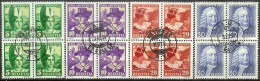 Schweiz Suisse Pro Juventute 1934: Zu WI 69-72 Mi 281-284 Yv 278-281 Mit ⊙ AU (ST.GALLEN) 3.XII.34 (Zumstein CHF 130.00) - Used Stamps