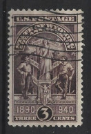 USA 1940 Wyoming Statehood. Y.T. 449 (0) - Used Stamps