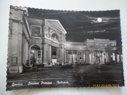 Cartolina Viaggiata "GENOVA Stazione Principe - Notturno" 1955 - Genova (Genoa)