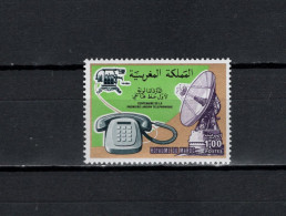 Morocco 1976 Space, Telephone Centenary Stamp MNH - Africa