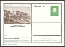 Germania/Germany/Allemagne: Intero, Stationery, Entier, Castello, Castle, Château - Kastelen