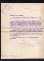 ROMAINVILLE 1926 - Courrier à Entête COMPAGNIE D'ARC DE ROMAINVILLE - 1900 – 1949