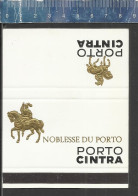 PORTO CINTRA - NOBLESSE DU PORTO - OLD BIG MATCHCOVER - POCHETTE D'ALLUMETTES  ANCIENNE FRANCE LASTAR - Matchbox Labels