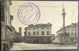 Cachet Militaire 36e Régiment D'Artillerie Sur CP De Montluel - Storia Postale