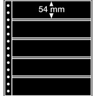 Leuchtturm R-Tafeln Schwarz 5er Einteilung (10er Pack) 359390 Neuwertig (VD439 - Sonstige & Ohne Zuordnung