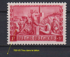 Belgique: COB N° 700-V5 Neuf, **, Sans Charnière. TB !!! - 1931-1960