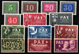 Schweiz 447-459 Postfrisch Pax Satz #HZ141 - Autres & Non Classés
