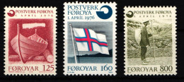 Färöer Inseln 21-23 Postfrisch #HV290 - Islas Faeroes