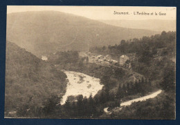 Stoumont. L'Amblève Et La Gare ( Ligne 42- Rivage-Stoumont Et 1890 Stoumont-Trois-ponts). Juillet 1914. - Stoumont