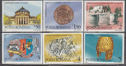 Romania 1988 - Anniversaries Of Romanian History, Mi-Nr. 4518/23, MNH** - Nuovi