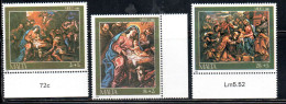 MALTA 1986 CHRISTMAS NATALE NOEL WEIHNACHTEN NAVIDAD COMPLETE SET SERIE COMPLETA MNH - Malta