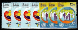 (1156-1159) Sri Lanka  Los 2018-2 ** / Mnh  Michel Ex 2195-2200 - Sri Lanka (Ceylon) (1948-...)