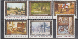 Romania 1987 - Painting, Mi-Nr. 4332/37, MNH** - Unused Stamps