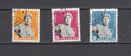 1944     N° 259w à 261w    OBLITERES       CATALOGUE SBK - Used Stamps
