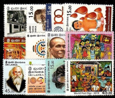 (1188-1229) Sri Lanka  Los 2019-1 ** / Mnh  Michel Ex 2239-2277 - Sri Lanka (Ceilán) (1948-...)